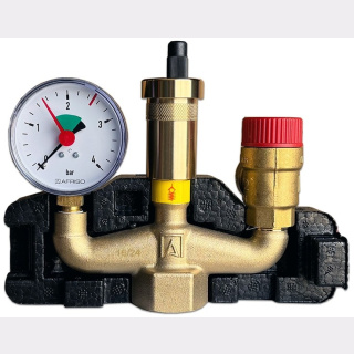 Kesselsicherheitsgruppe 1" 2,5 bar mit Isolierung