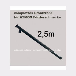 Ersatzrohr mit Einsenkung für Förderschnecke - 2,5 m