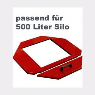 BASIC ONE Adapterrahmen für 500 Liter Silo - rot