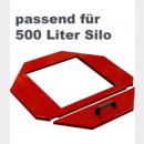 BASIC ONE Adapterrahmen für 500 Liter Silo - rot