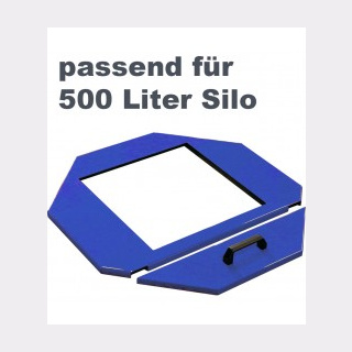 BASIC ONE Adapterrahmen für 500 Liter Silo - blau