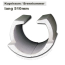 linke und rechte Seite der Pelletbrennkammer 510mm vom...