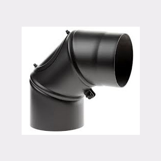 Rauchrohr - Bogen 180 mm 90 Grad